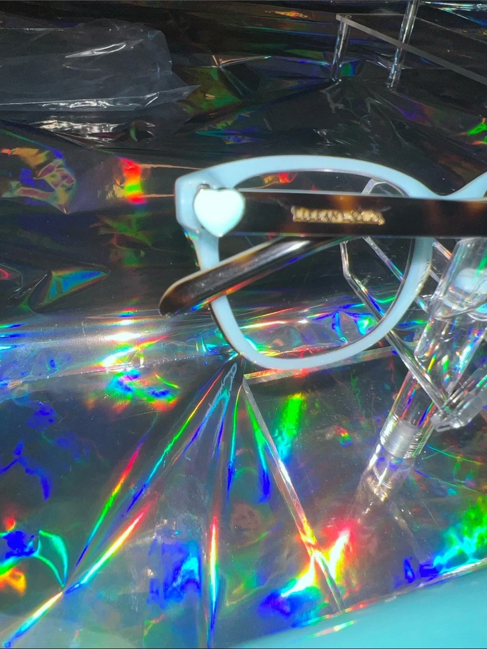 Tiffany & Co. Tortoise Cat-Eye Optical Frames with Tiffany Blue Case
